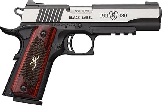 Browning 1911-380 Black Label Medallion Pro Rail
