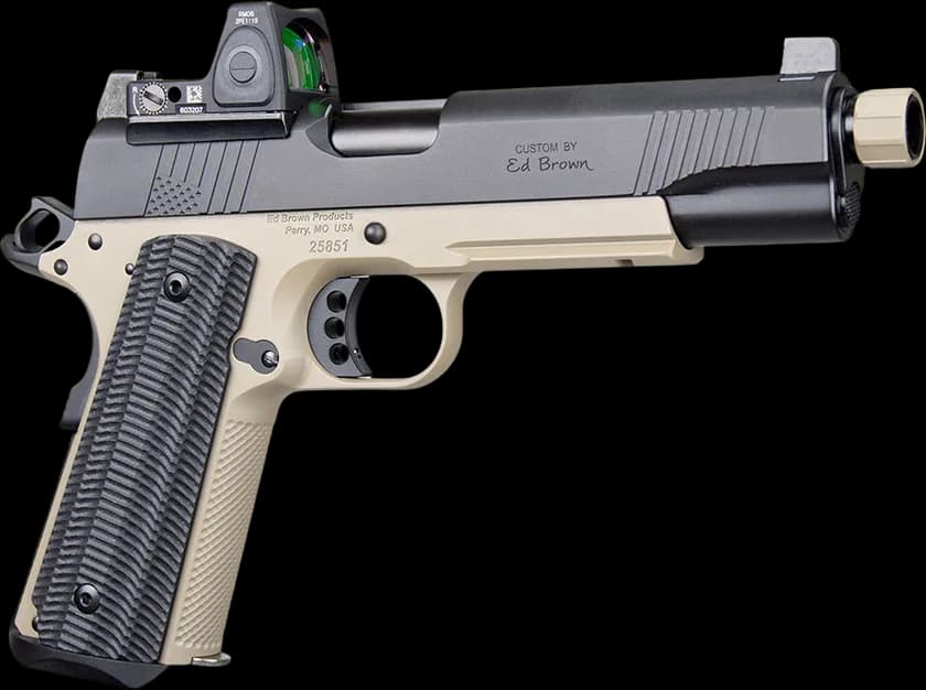 Ed Brown SF-SOCOM SPC FRCS Socom G4 Flat Dark Earth/Black S/S