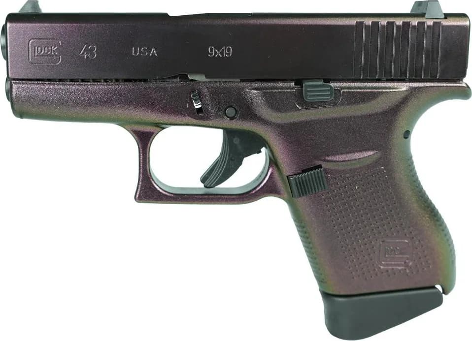 Glock 43 Custom "Shimmering Razorback" — image 2