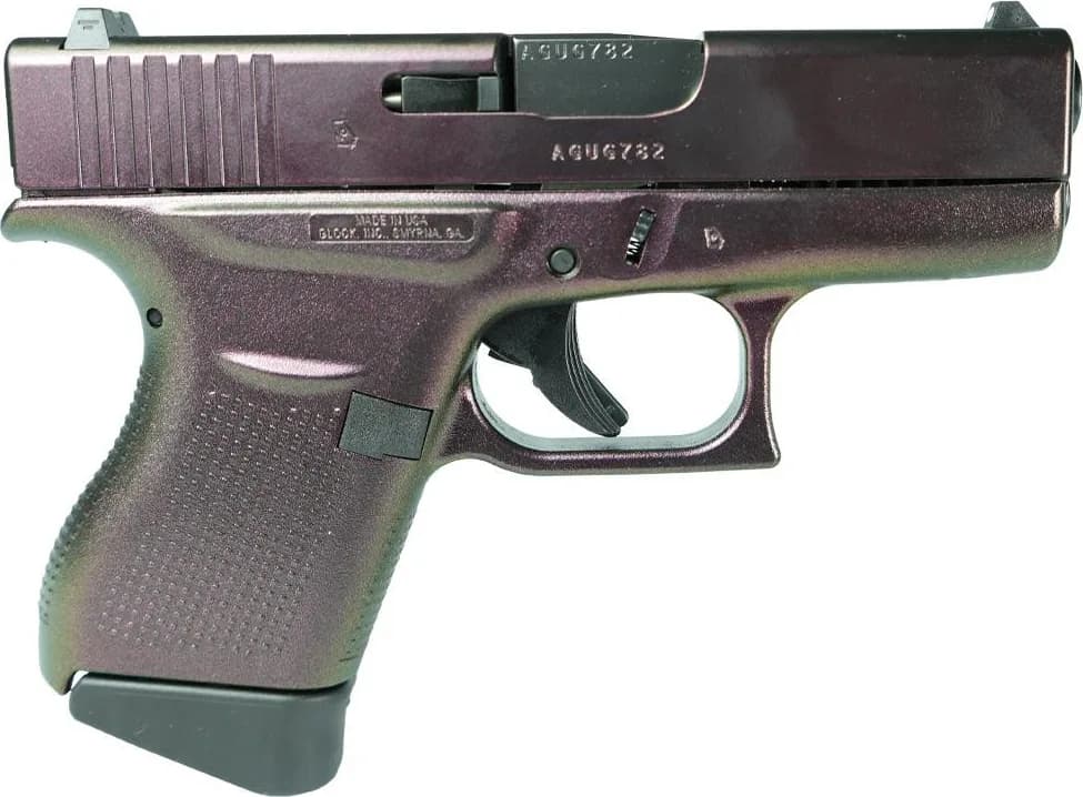Glock 43 Custom "Shimmering Razorback"