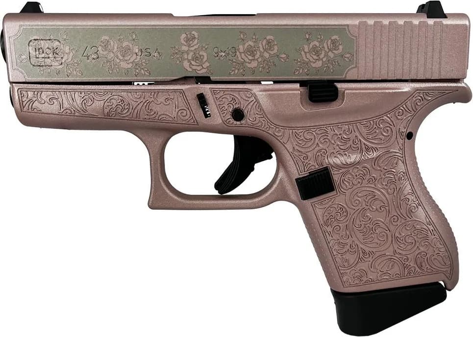 Glock 43 Custom "Glock n Roses" — image 2
