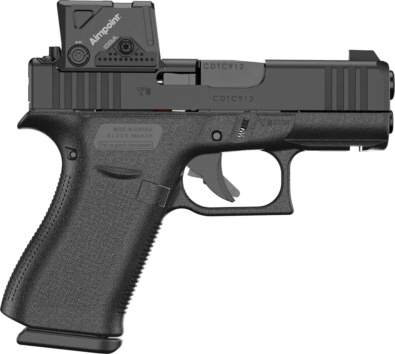 Glock 43X FR MOS8 COA Aimpoint