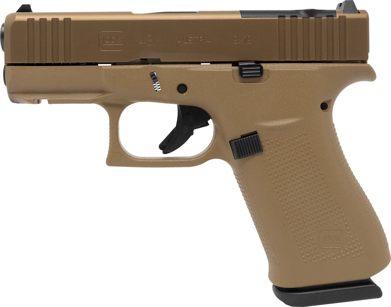 Glock 43X FR MOS Coyote — image 2
