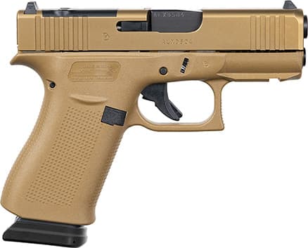 Glock 43X FR MOS Coyote