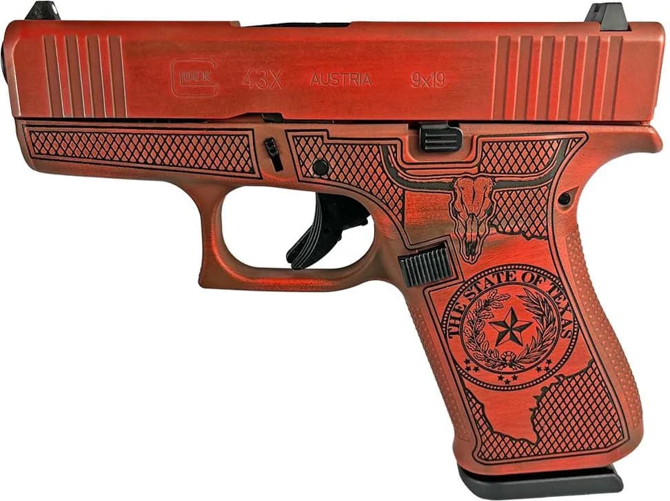 Glock 43x Custom "Texas Orange" — image 2