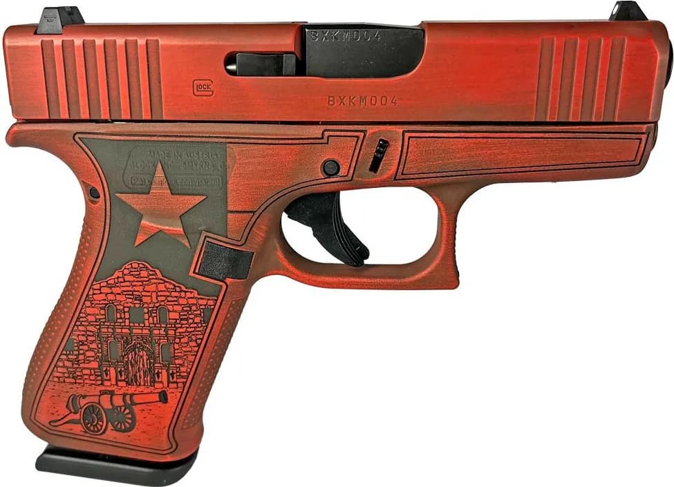 Glock 43x Custom "Texas Orange"