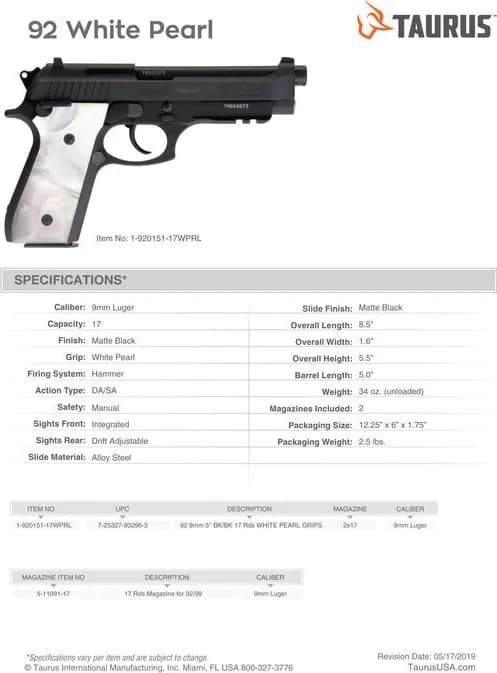 Taurus Beretta 92 — image 2